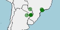 Distribución de Liotyphlops ternetzii, serpiente ciega de Ternetz