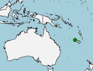 Distribución de Dierogekko poumensis