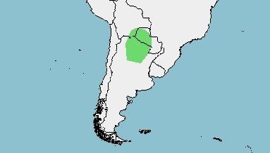 Distribución geográfica del escuerzo de Cranwell