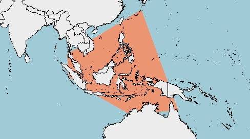 Distribución de Amphiprion ocellaris