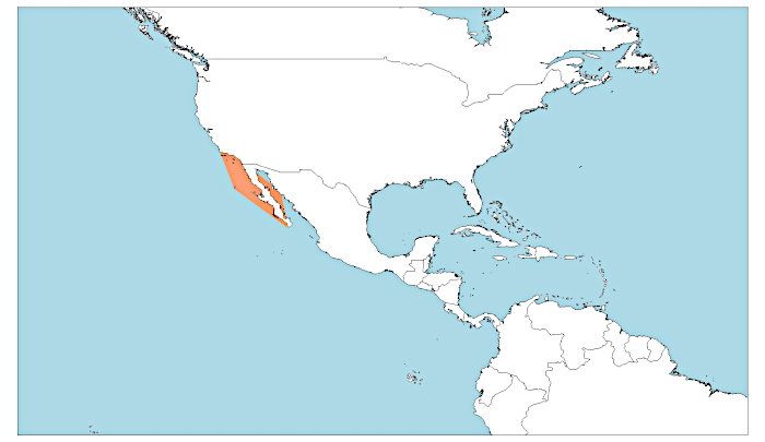 Distribución de Heterodontus francisci