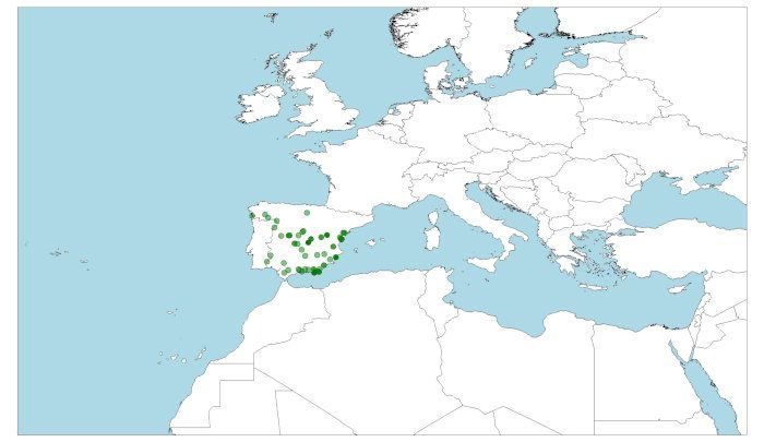 Distribución del eslizón ibérico