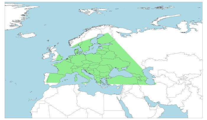 Distribución del alburno (Alburnus alburnus)